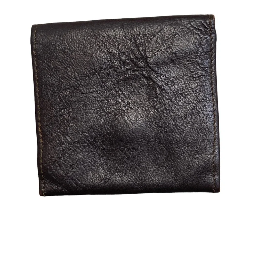 Dior Christian Dior brown vintage coin wallet